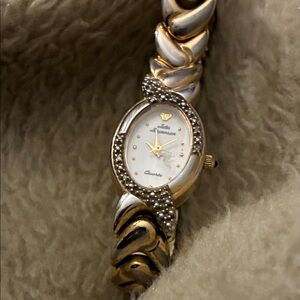 Jules Jergensen Elegant Gold and Silver Women's Watch